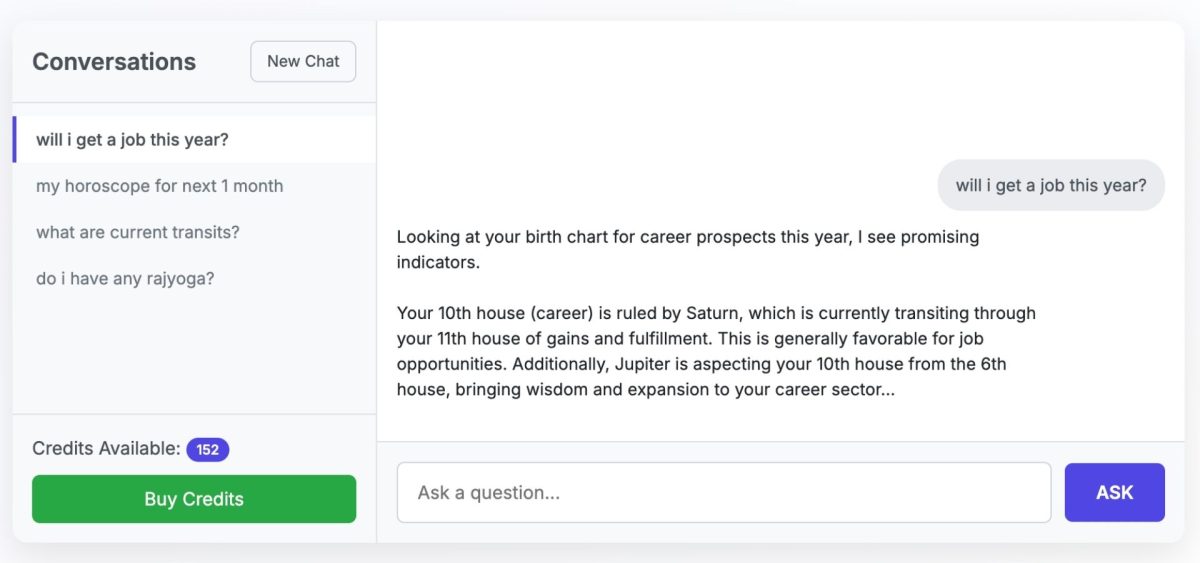 Ai astrologer based on vedic astrology ai astrology chat