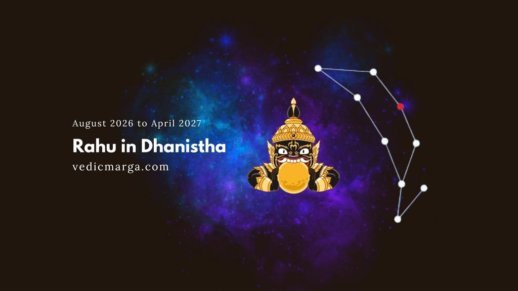 Rahu Transit in Dhanistha Nakshatra