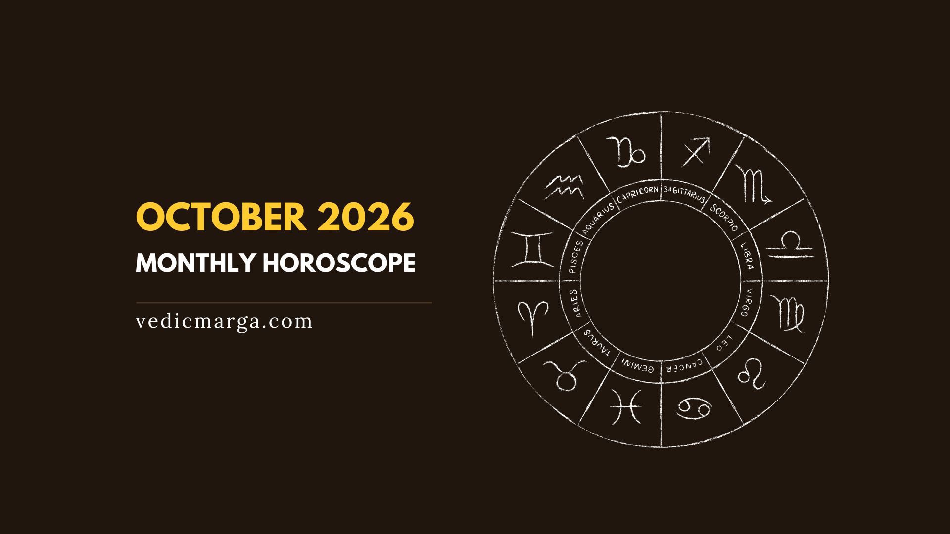 October 2026 Monthly Horoscope