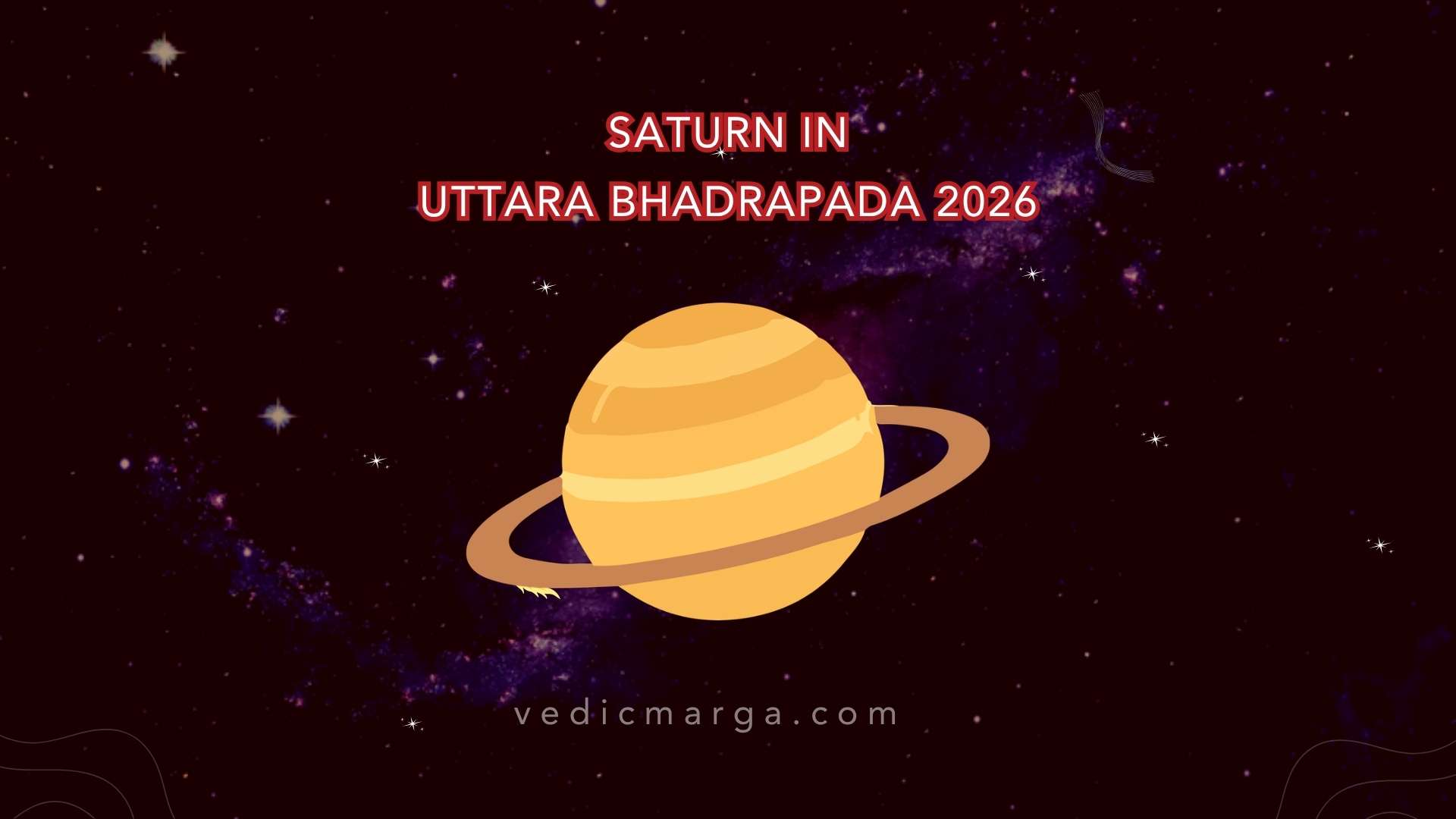 Saturn in Uttara Bhadrapada 2026