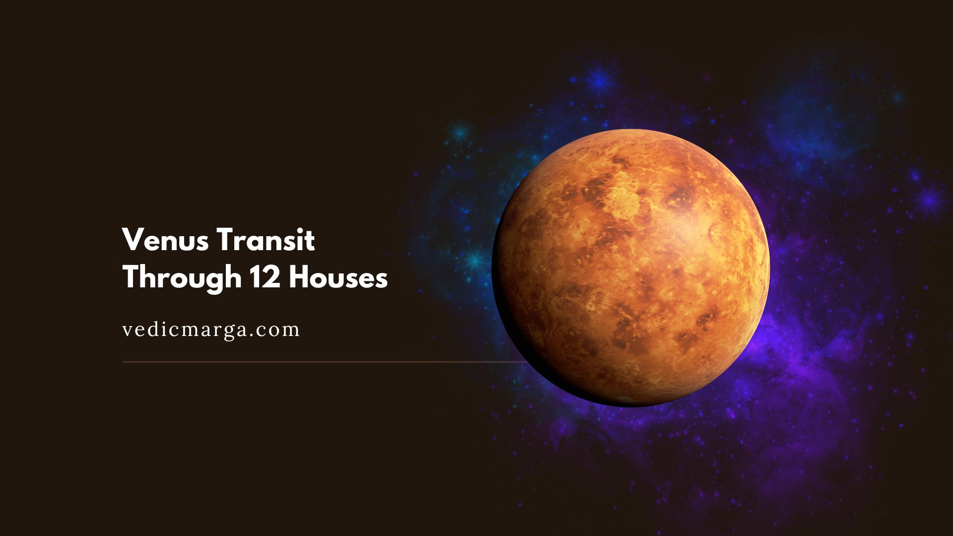 Venus Transit Through 12 Houses